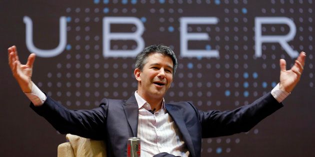 Uber CEO Travis Kalanick at the Indian Institute of Technology campus in Mumbai, January 19, 2016. REUTERS/Danish Siddiqui