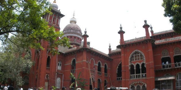 View of the Chennai High Court in Chennai, Tamil Nadu, India.