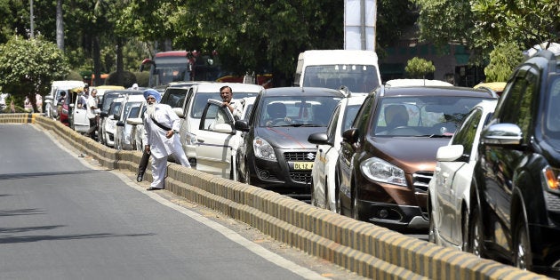 A file photo of Delhi traffic jam.