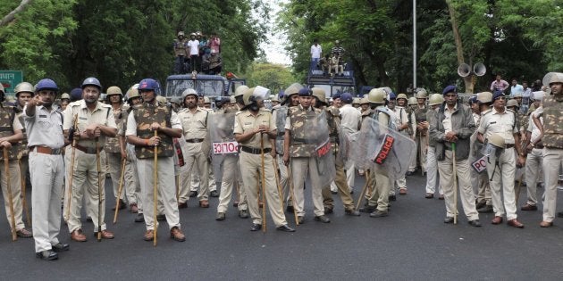 Representational photo of Madhya Pradesh police.