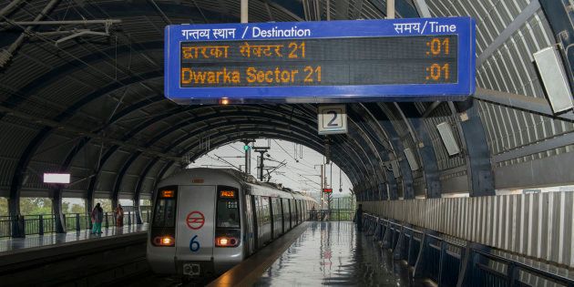Delhi Metro train network Delhi India