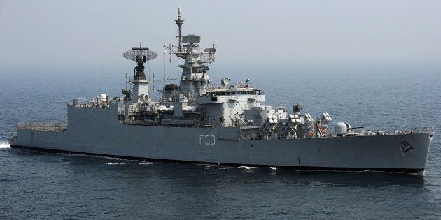 File photo of India Navy's battleship INS Betwa.