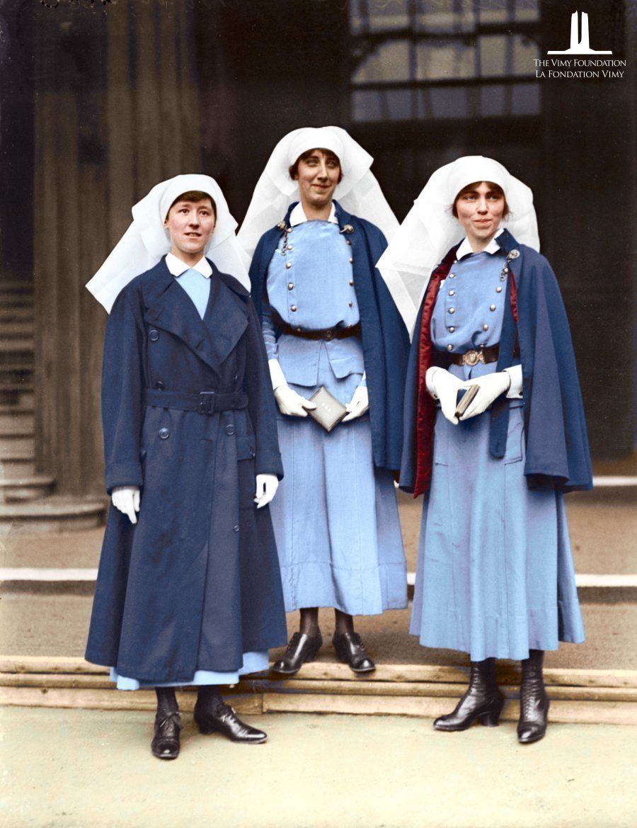 Nursing Sisters, Mowat, McNichol, and Guilbride.