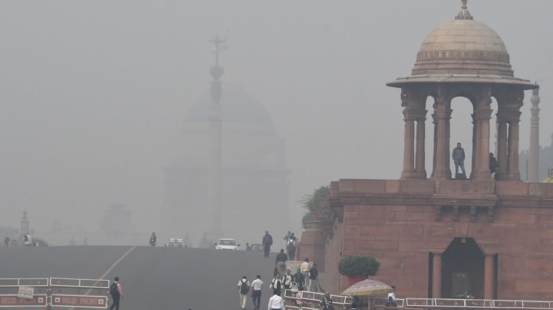 Rain Brings Relief For Smog Covered Delhi 