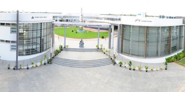 A publicity picture of the Great Lakes Institute of Management used as a representative image.