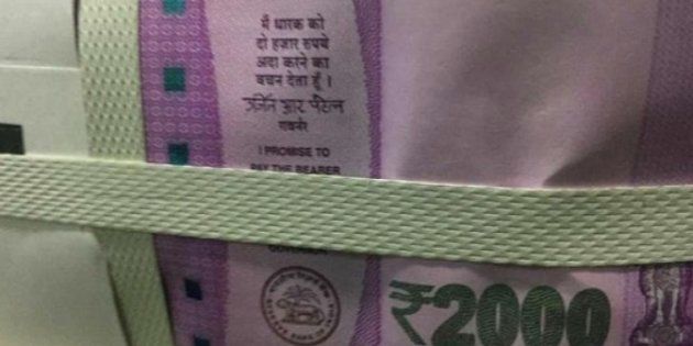 Mahatma Gandhi missing from new Rs 2000 notes in MP.