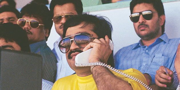 INDIA - OCTOBER 02: Dawood Ibrahim, the mafia leader in Sharjah, United Arab Emirates ( mafia don ) (Photo by Bhawan Singh/The India Today Group/Getty Images)