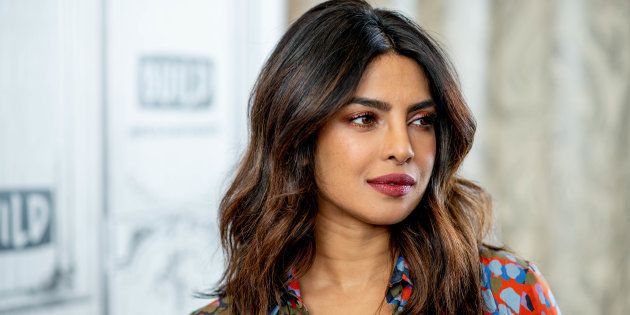 NEW YORK, NY - APRIL 26: Priyanka Chopra discusses 'Quantico' with the Build Series at Build Studio on April 26, 2018 in New York City. (Photo by Roy Rochlin/WireImage)