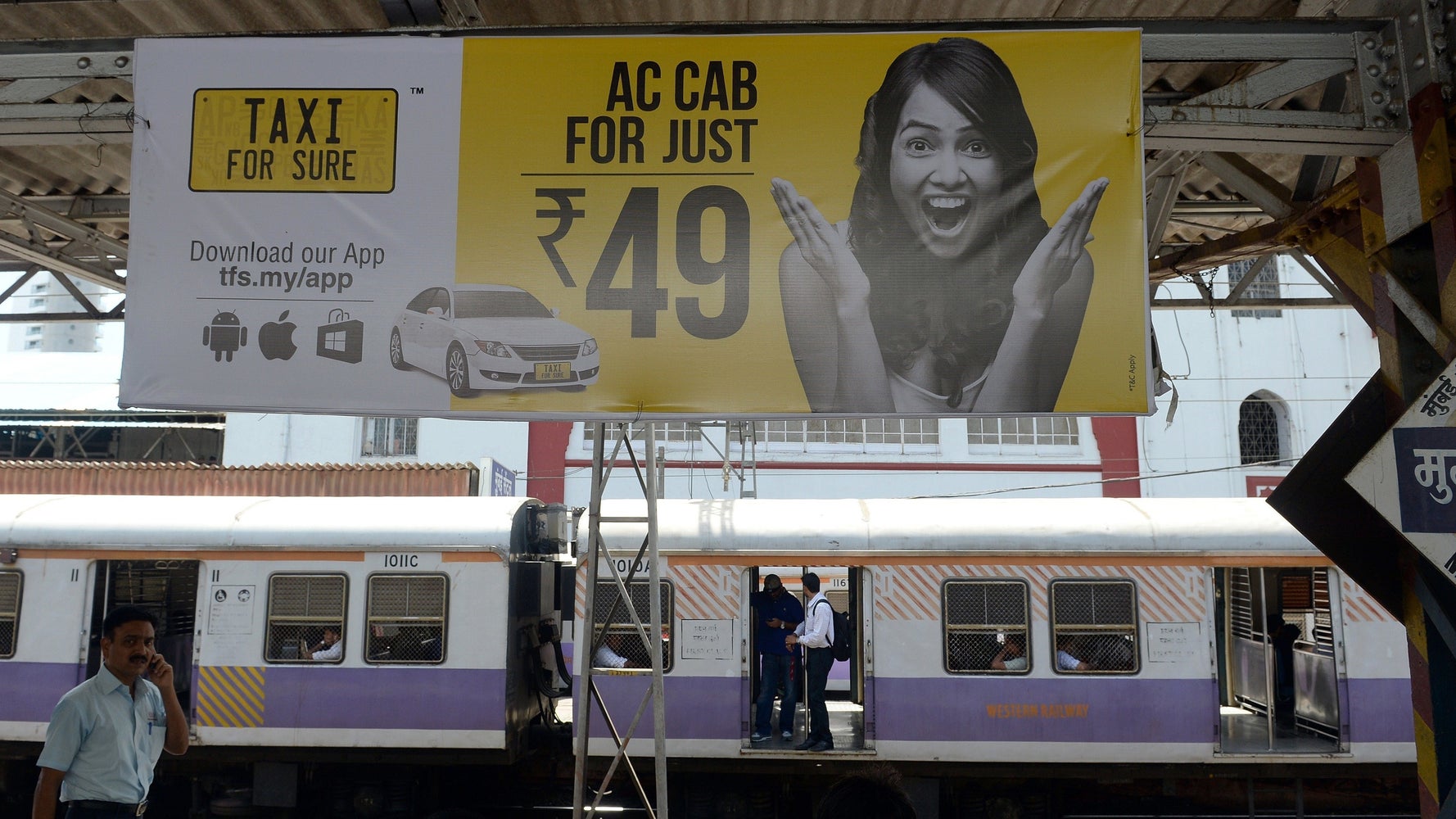 Train Branding in India, Advertising on Indian Railway Train and platforms  