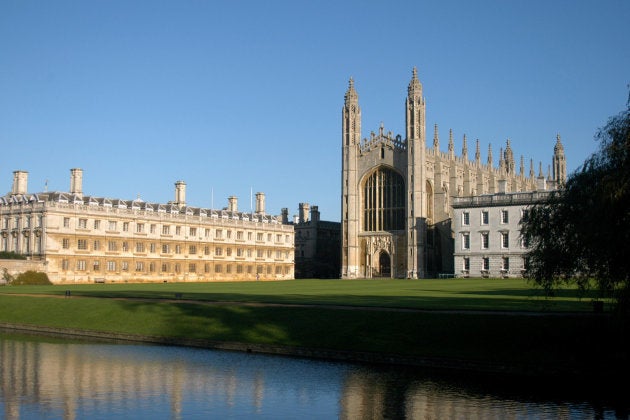 Cambridge University's Kings College and Clare College (left).