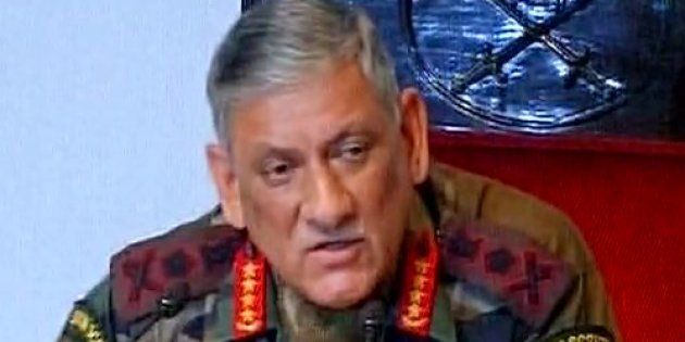 Army Chief Bipin Rawat addresses press conference in Delhi on 13 January, 2016.