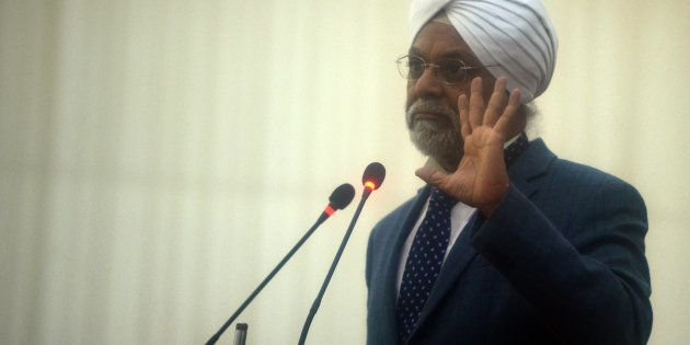Then CJI-designate Justice JS Khehar at the farewell ceremony of the outgoing Chief Justice of India Justice TS Thakur, in New Delhi.