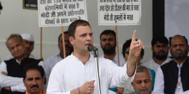 Bharat bandh: Congress president Rahul Gandhi took lead in criticising the BJP government at the Centre over rising prices of fuel.