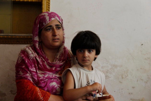 The wife and child of Naikoo's cousin Shiraz, who is still in police custody.