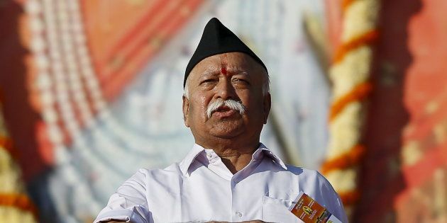 A file photo of RSS chief Mohan Bhagwat.