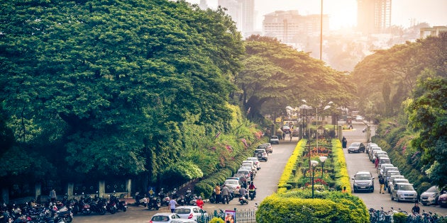 Bangalore city scape shot with full frame Nikon d750