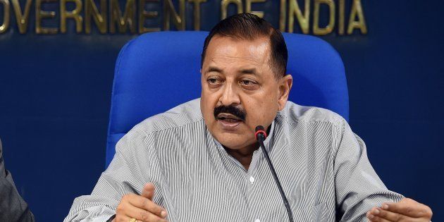 A file photo of Jitendra Singh, minister of state in the Prime Minister’s Office and personnel.