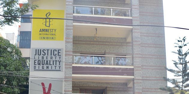 The Amnesty International office in Bangalore.