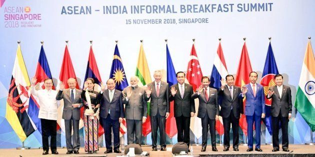 PM Modi at ASEAN-India Informal Breakfast Summit