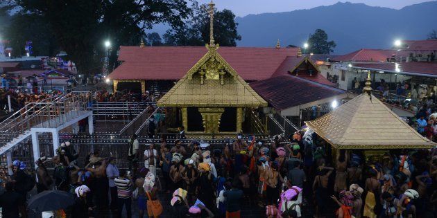 Due to early incidents of violence at the temple, the police had imposed strict restrictions for devotees at Sannidhanam, including not allowing them to stay back in the night.
