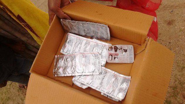 TB medicines belonging to a patient in Ajmer.