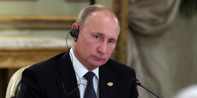 A file photo of Vladimir Putin.