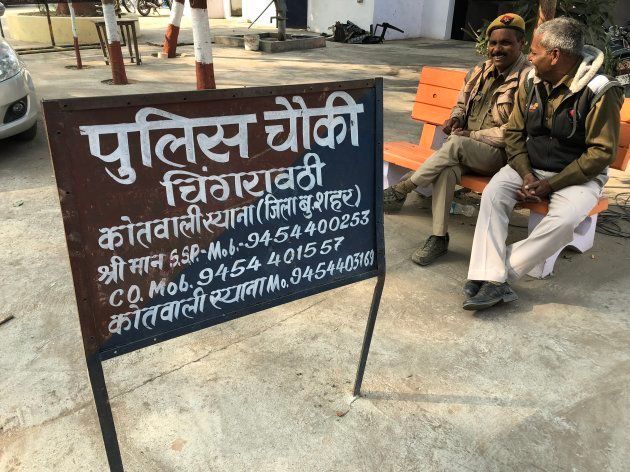 Chingravati police post which was attacked by a mob on December 1
