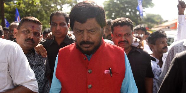Minister of State for Social Justice and Empowerment Ramdas Athawale in a file photo