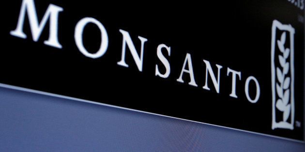 File photo of Monsanto logo.
