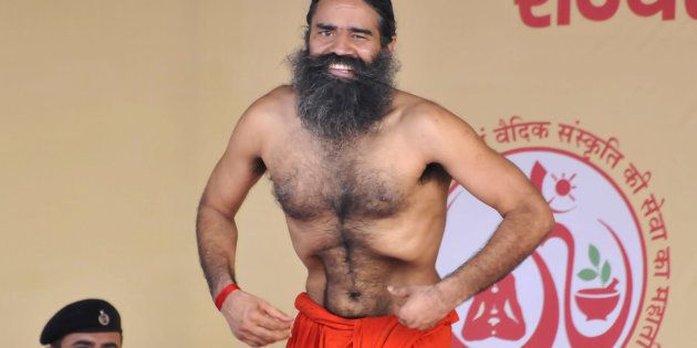 Yoga guru Ramdev, the brand ambassador of Yoga and Ayurveda in Haryana, organized Three-day yoga training camp, at Parade Ground.