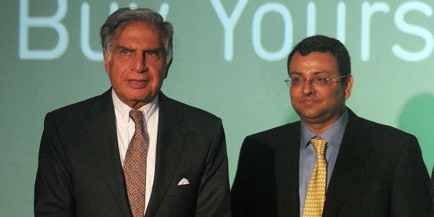 File photo of Ratan Tata (L) and Cyrus Mistry.