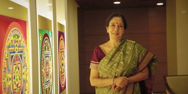 Shikha Sharma, MD and CEO of Axis Bank poses for a profile shoot on September 16, 2015 in Mumbai, India.