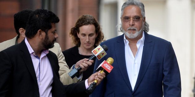 Vijay Mallya arrives for an extradition hearing at Westminster Magistrates Court in London.
