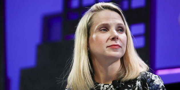File photo of Marissa Mayer, President and CEO of Yahoo.