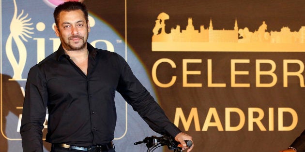 Salman Khan at a press conference for International Indian Film Academy (IIFA) in Mumbai, India, on Friday, May 20, 2016. (AP Photo/Rajanish Kakade )