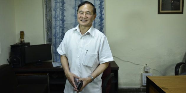 Congress leader and former Arunachal Pradesh Chief Minister Nabam Tuki at AICC on July 13, 2016 in New Delhi, India.