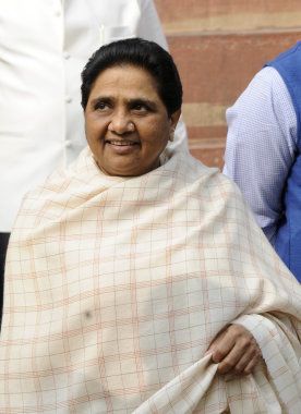 NEW DELHI, INDIA DECEMBER 03: Mayawati at the Parliament during the winter session in New Delhi.(Photo by Yasbant Negi/India Today Group/Getty Images)