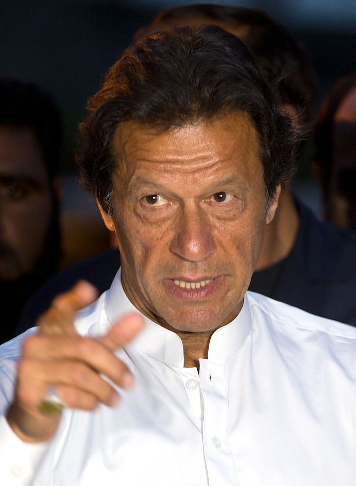 Pakistani opposition leader Imran Khan