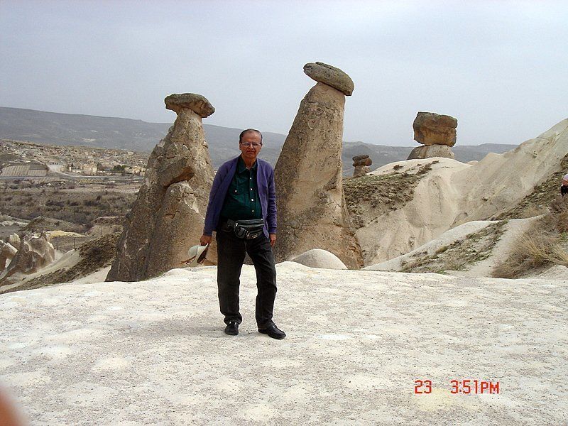 Arun in Cappadocia, Turkey, in 2011.