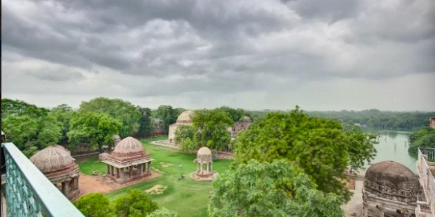 A view of Hauz Khas from Heritage Apartment