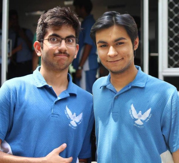 Nishant Gadihoke and Anand Chowdhary during their school days together