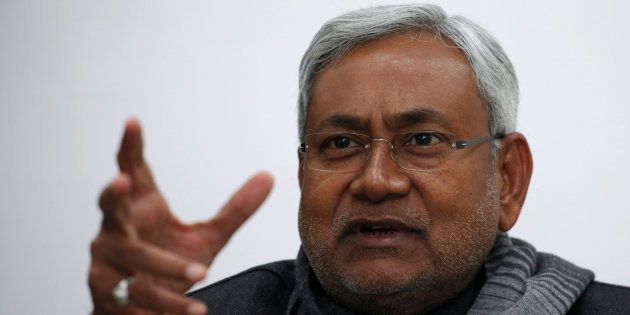 File photo of Bihar's chief minister and leader of Janata Dal United party Nitish Kumar.