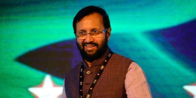 Minister Prakash Javadekar made a speech that could be the biggest blooper in the Indian history had it not been for a full stop.