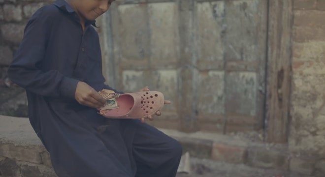 Raza Abbas - the kid with a bicycle | Shahana Khan Khalil/YouTube