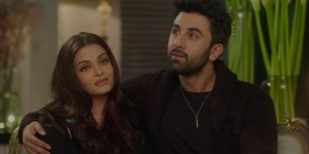 Aishwarya Rai Bachchan and Ranbir Kapoor in a still from 'Ae Dil Hai Mushkil'.