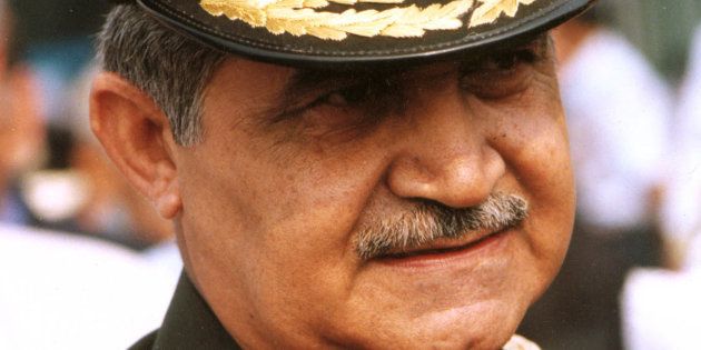 Former Indian Chief Of Army Staff, V.P. Malik, during a press conference in New Delhi On May 18,1998.