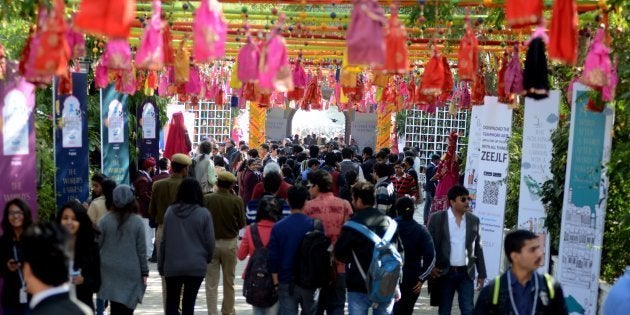 Jaipur Literature Festival.(Photo by Purushottam Diwakar/India Today Group/Getty Images)