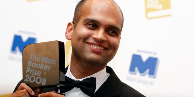 Aravind Adiga with the 2008 Man Booker Prize. REUTERS/Alessia Pierdomenico (BRITAIN)