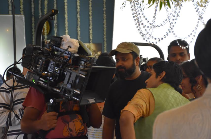 Filmmaker Nikkhil Advani on the sets of 'P.O.W. - Bandi Yuddh Ke'.