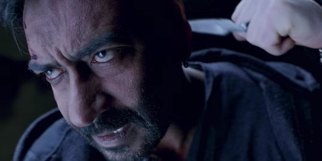 Ajay Devgn in a still from 'Shivaay'.